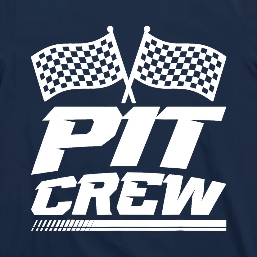 PIT CREW Track Racing Car Racing Lovers Family Matching T-Shirt