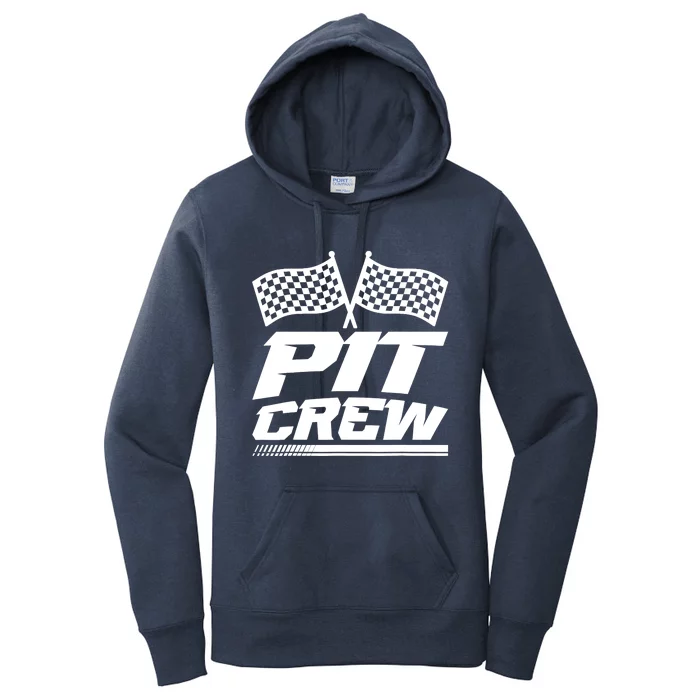 PIT CREW Track Racing Car Racing Lovers Family Matching Women's Pullover Hoodie