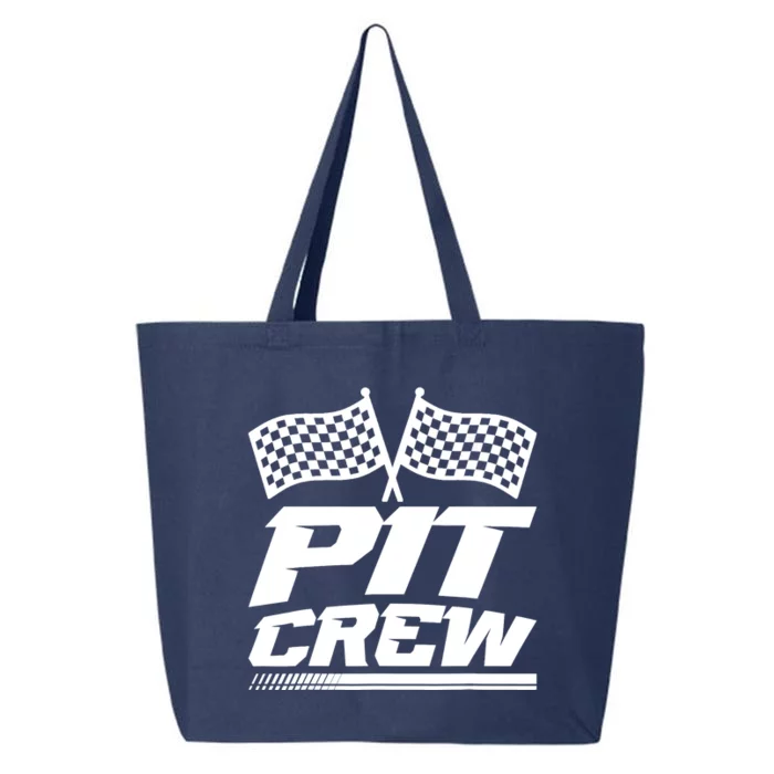 PIT CREW Track Racing Car Racing Lovers Family Matching 25L Jumbo Tote