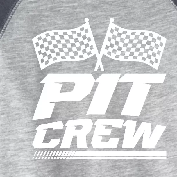 PIT CREW Track Racing Car Racing Lovers Family Matching Toddler Fine Jersey T-Shirt