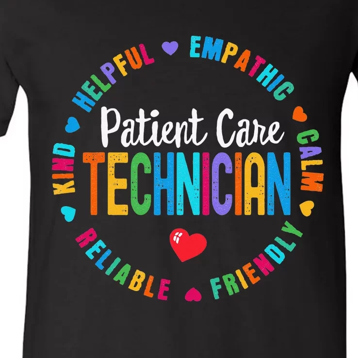 Patient Care Technician Appreciation Week healthcare workers V-Neck T-Shirt