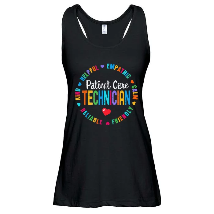 Patient Care Technician Appreciation Week healthcare workers Ladies Essential Flowy Tank