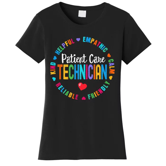 Patient Care Technician Appreciation Week healthcare workers Women's T-Shirt