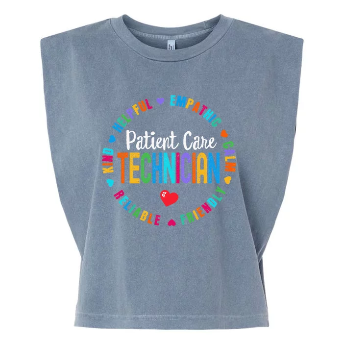 Patient Care Technician Appreciation Week healthcare workers Garment-Dyed Women's Muscle Tee