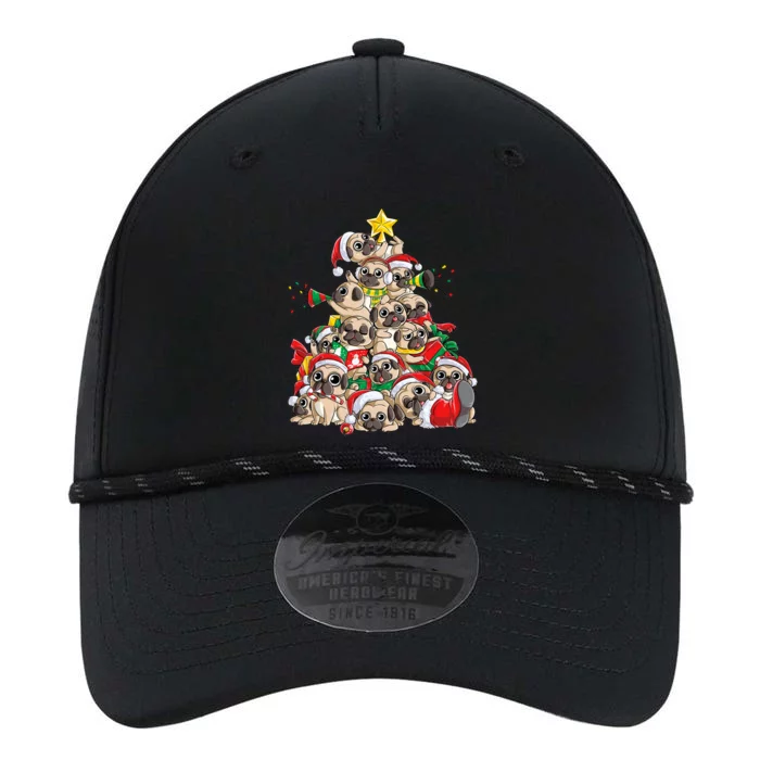 Pug Christmas Tree Dog Santa Xmas Boys Girls Merry Dogmas Gift Performance The Dyno Cap