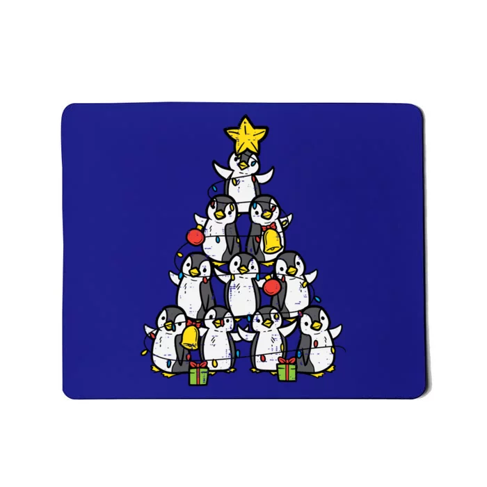 Penguin Christmas Tree Cute Xmas Girls Great Gift Mousepad