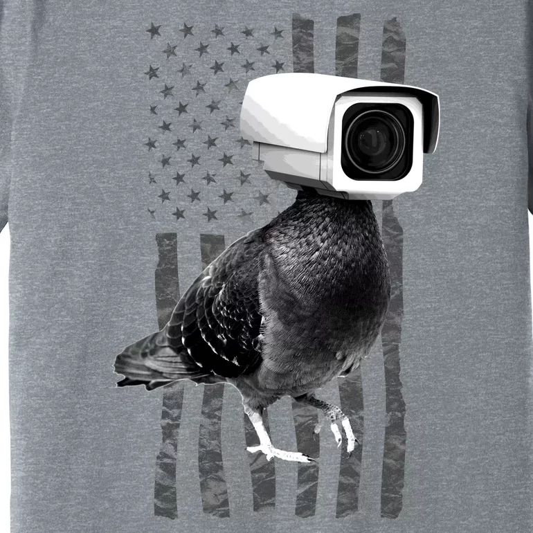 Pidgeon Camera USA Flag Premium T-Shirt