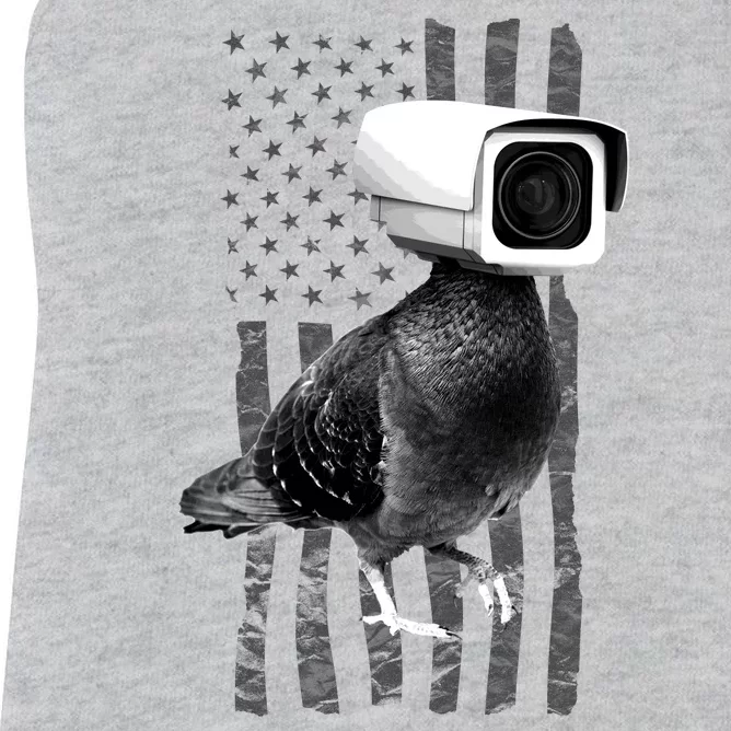 Pidgeon Camera USA Flag Women's Racerback Tank