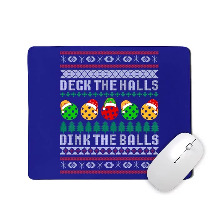 Pickleball Christmas Ugly Sweater Holiday Party Meaningful Gift Mousepad