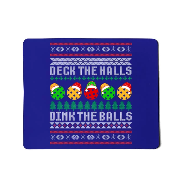 Pickleball Christmas Ugly Sweater Holiday Party Meaningful Gift Mousepad