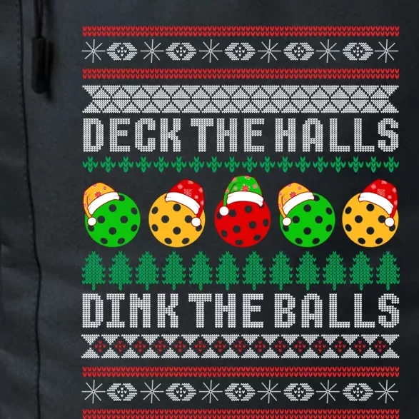 Pickleball Christmas Ugly Sweater Holiday Party Meaningful Gift Daily Commute Backpack