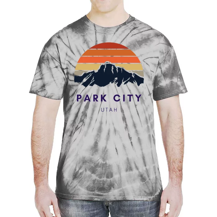 Park City Utah Skiing Snowboarding Hikers Utah Gifts UT Tie-Dye T-Shirt