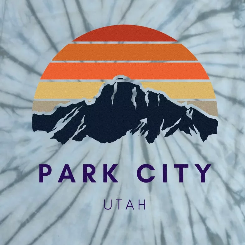 Park City Utah Skiing Snowboarding Hikers Utah Gifts UT Tie-Dye T-Shirt