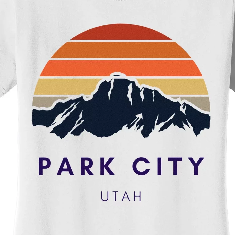 Park City Utah Skiing Snowboarding Hikers Utah Gifts UT Women's T-Shirt