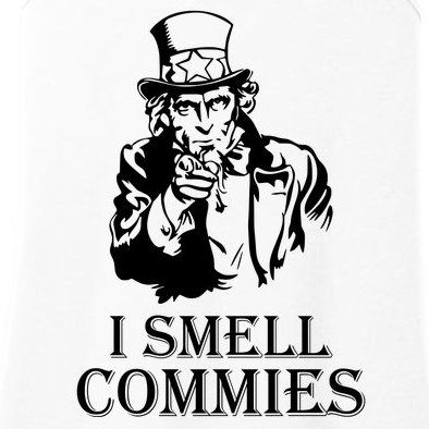 Uncle Sam I SMELL COMMIES Patriotic Conservative Tee Ladies Essential Tank