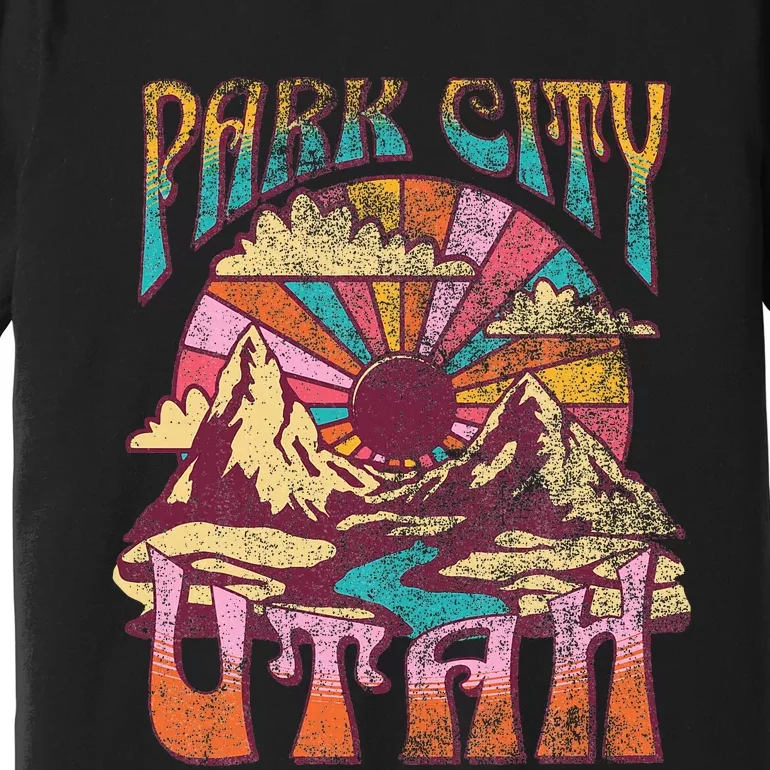 Park City Utah Nature Hiking Mountains Outdoors Premium T-Shirt