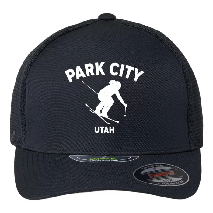 Park City Utah Ski Resort Flexfit Unipanel Trucker Cap