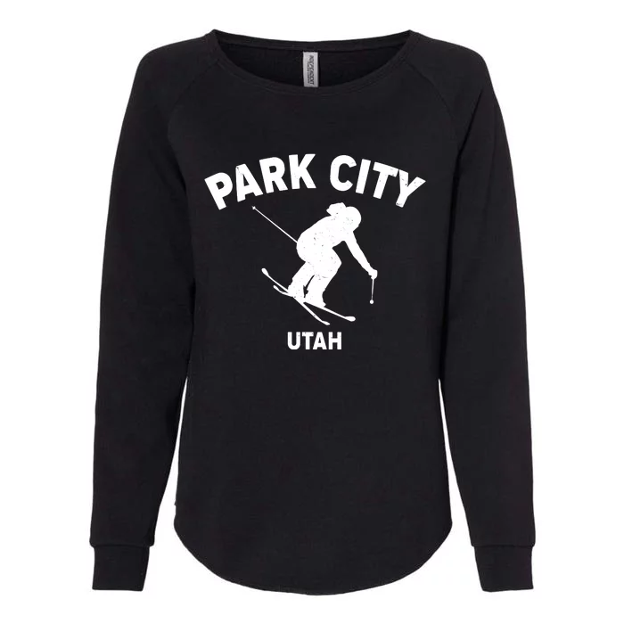 Park City Utah Ski Resort Womens California Wash Sweatshirt