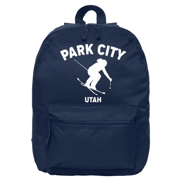 Park City Utah Ski Resort 16 in Basic Backpack