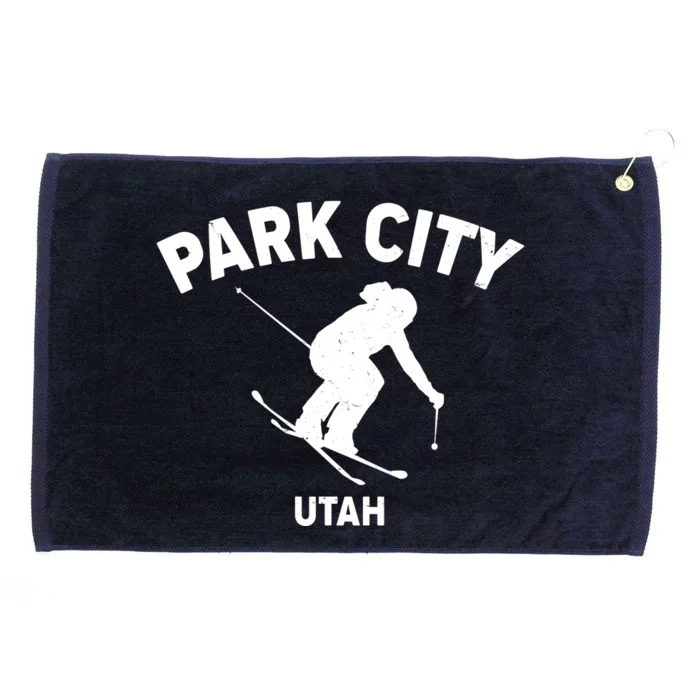 Park City Utah Ski Resort Grommeted Golf Towel