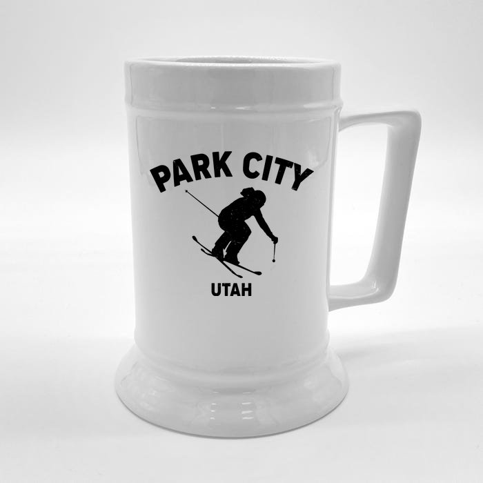 Park City Utah Ski Resort Front & Back Beer Stein