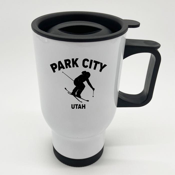 Park City Utah Ski Resort Front & Back Stainless Steel Travel Mug