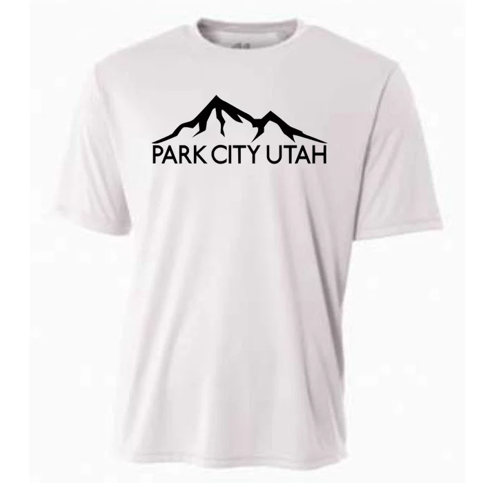 Park City Utah Mountains Skiing Ski Snowboard Hiking Climbing Cooling Performance Crew T-Shirt