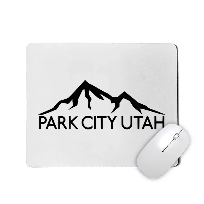 Park City Utah Mountains Skiing Ski Snowboard Hiking Climbing Mousepad