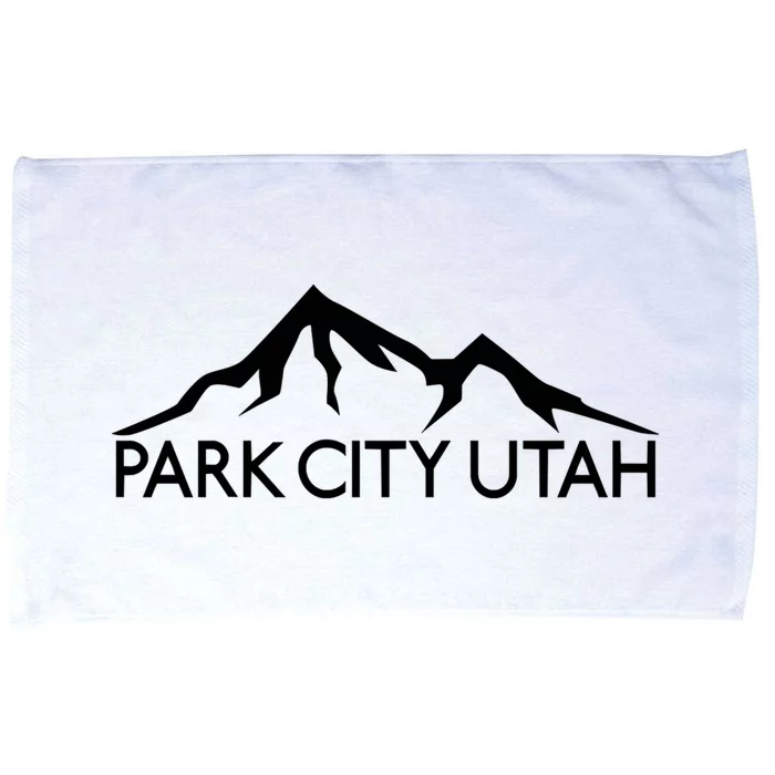 Park City Utah Mountains Skiing Ski Snowboard Hiking Climbing Microfiber Hand Towel