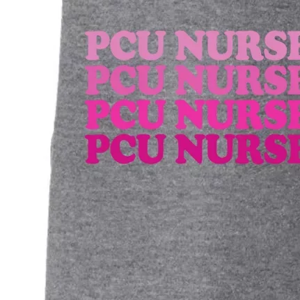 Progressive Care Unit Pcu Nurse Emergency Room Nurse Gift Doggie 3-End Fleece Hoodie