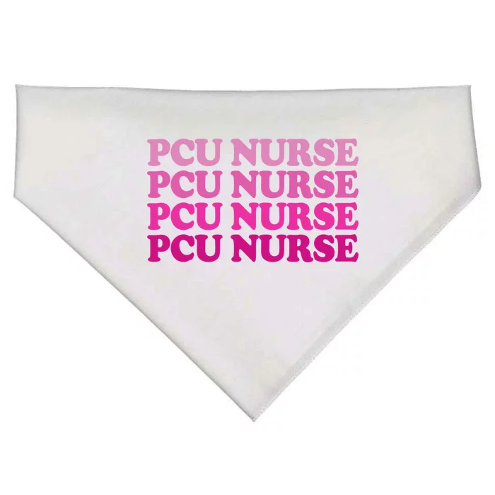 Progressive Care Unit Pcu Nurse Emergency Room Nurse Gift USA-Made Doggie Bandana