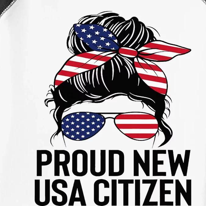 Proud Citizens Us American New Citizenship Gifts Usa Flag Infant Baby Jersey Bodysuit