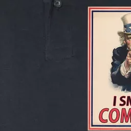 Patriotic Conservative Uncle Sam Poster I Smell Commies Softstyle Adult Sport Polo