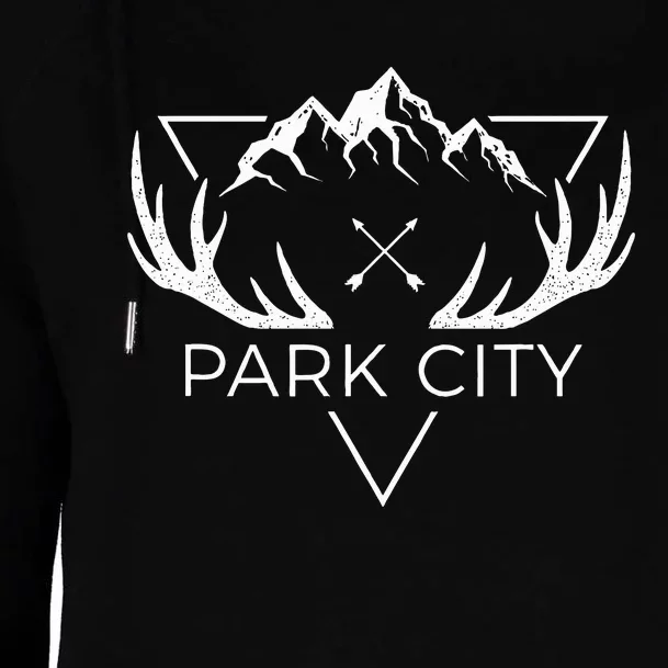 Park City Utah Cool Park City Womens Funnel Neck Pullover Hood