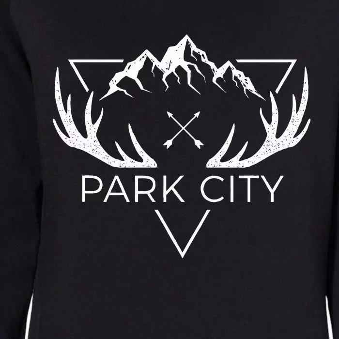 Park City Utah Cool Park City Womens California Wash Sweatshirt