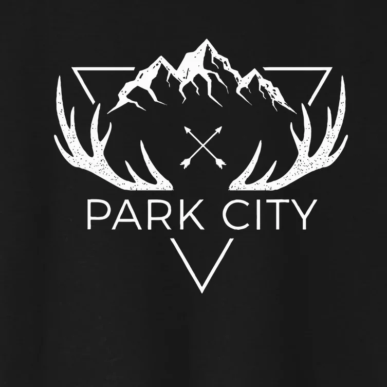 Park City Utah Cool Park City Women's Crop Top Tee