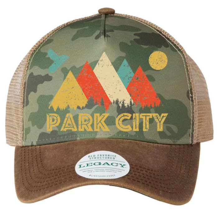 Park City Utah Retro Legacy Tie Dye Trucker Hat