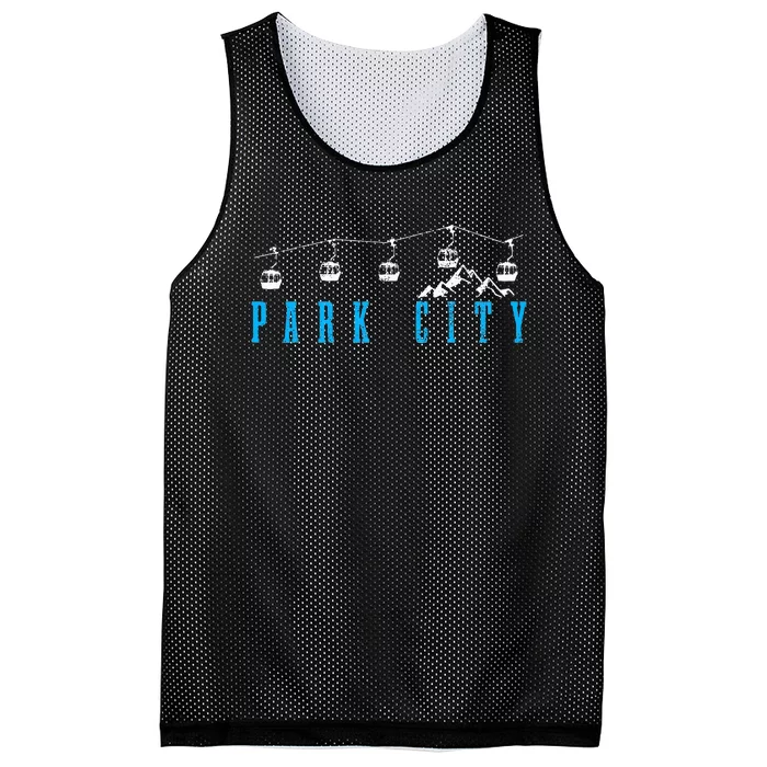 Park City Utah Ski Snowboard Winter Sports Mesh Reversible Basketball Jersey Tank