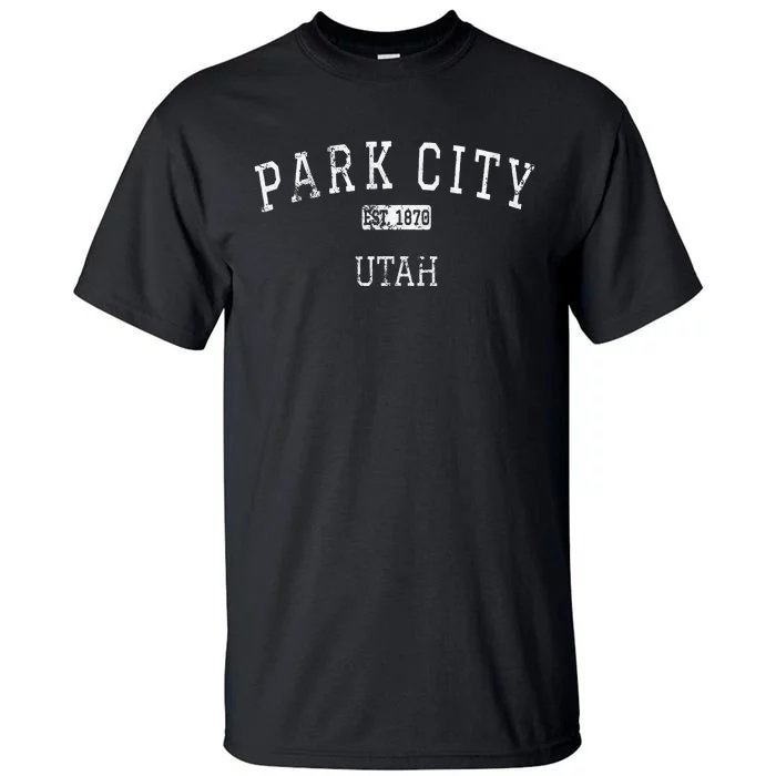 Park City Utah Ut Vintage Tall T-Shirt