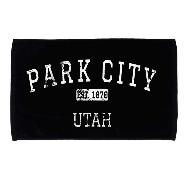 Park City Utah Ut Vintage Microfiber Hand Towel