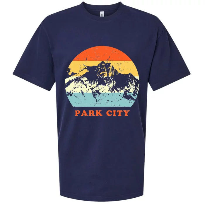 Park City Utah Vintage Sueded Cloud Jersey T-Shirt