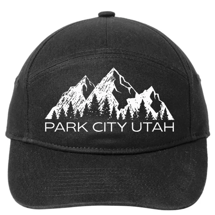 Park City Utah Mountain Souvenir Gift Cool Park City Utah 7-Panel Snapback Hat