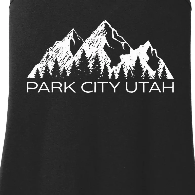 Park City Utah Mountain Souvenir Gift Cool Park City Utah Ladies Essential Tank