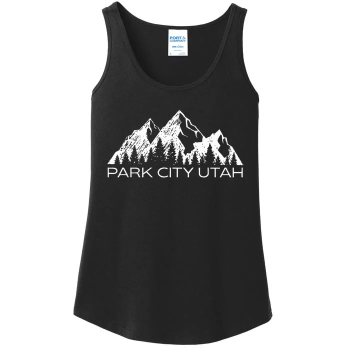 Park City Utah Mountain Souvenir Gift Cool Park City Utah Ladies Essential Tank