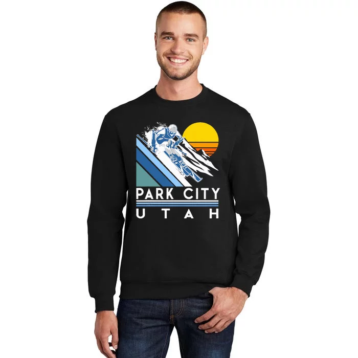 Park City Utah Retro Ski Sweatshirt