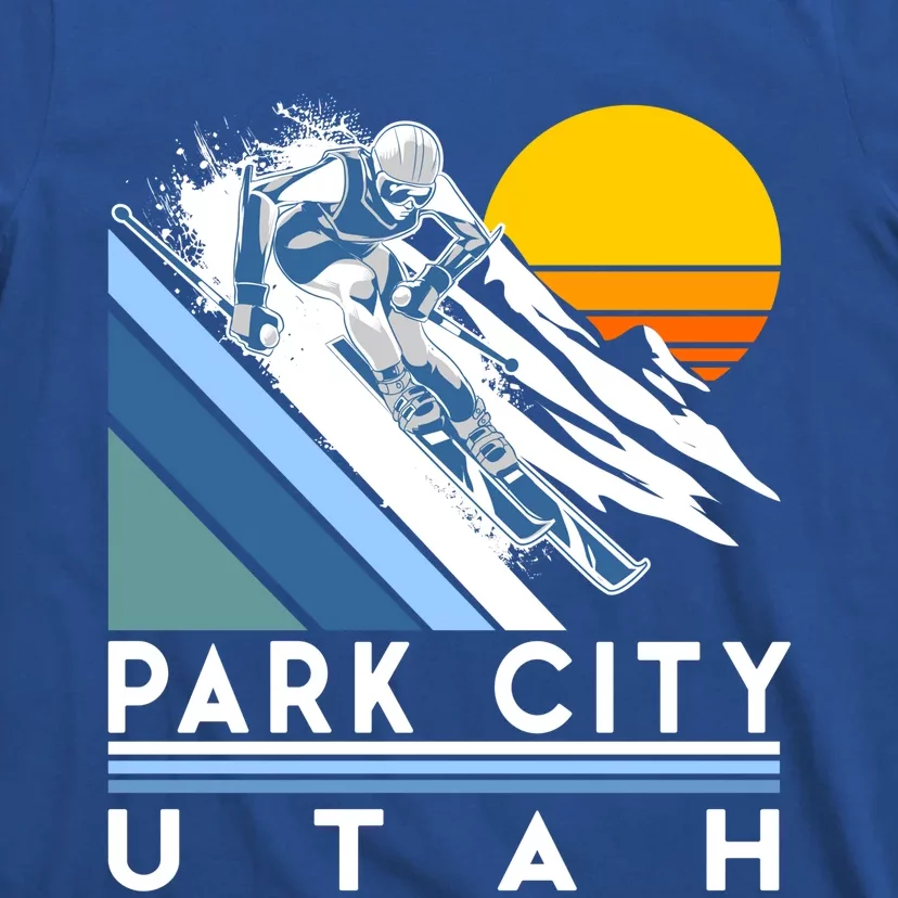 Park City Utah Retro Ski Cute Gift T-Shirt