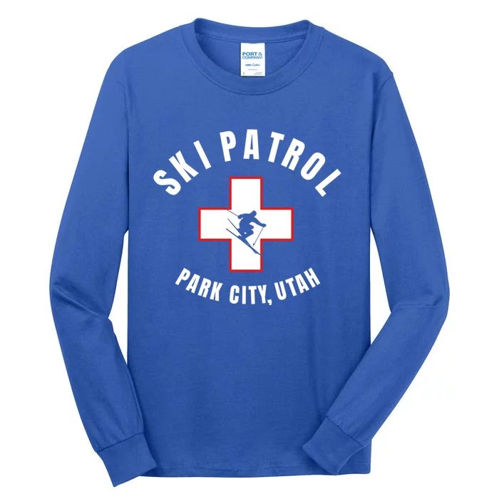 Park City Utah Ski Patrol Gift Tall Long Sleeve T-Shirt