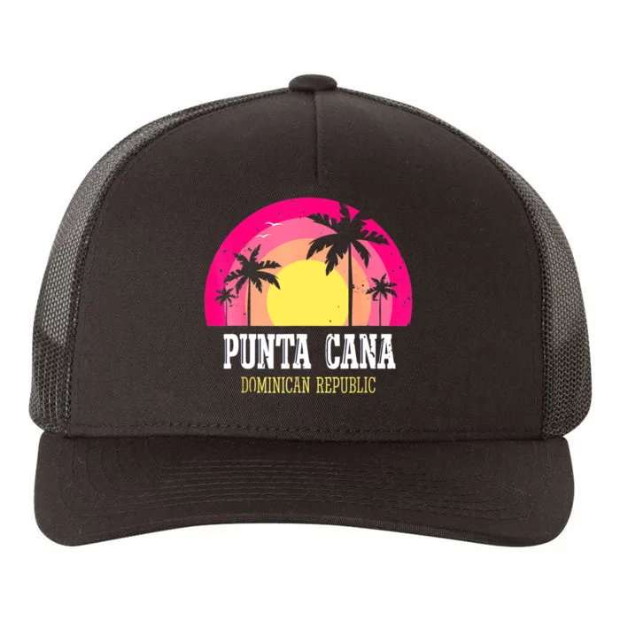 Punta Cana Vacation, Punta Cana Souvenirs Dominican Republic Yupoong Adult 5-Panel Trucker Hat