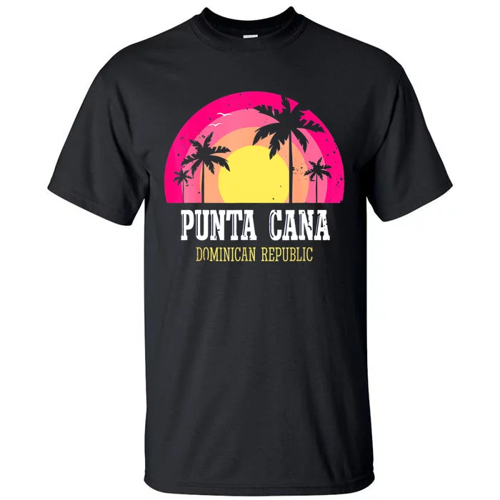 Punta Cana Vacation, Punta Cana Souvenirs Dominican Republic Tall T-Shirt