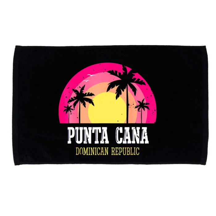 Punta Cana Vacation, Punta Cana Souvenirs Dominican Republic Microfiber Hand Towel